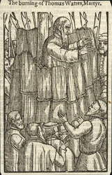 The Burning of Thomas Wattes, Martyr