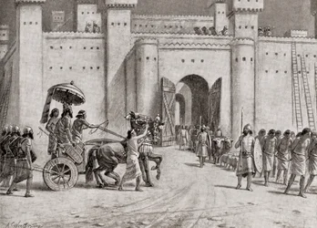 The Capture of Damascus in 732 BC by Tiglath-Pileser III