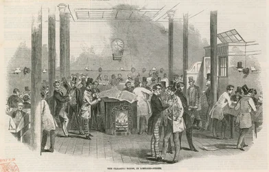 The clearing house in Lombard Street, London