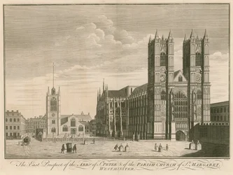 The East Prospect of the Abbey of St Peter