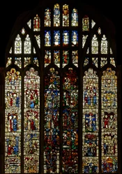 The east window depicting the east window