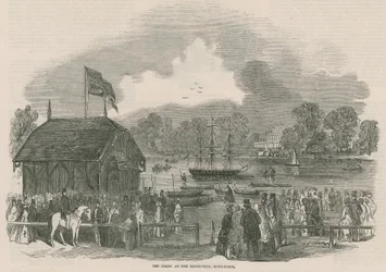 The Ferry at the Serpentine, Hyde Park, London
