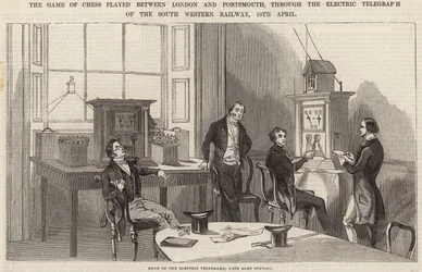 The Game of Chess Played Between London and Portsmouth, Through the Electric Telegraph