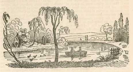 The Lake at Hornsey Wood House, London