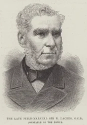 The late Field-Marshal Sir R Dacres, GCB, Constable of the Tower