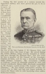 The late General Sir George Chesney, GCB, MP