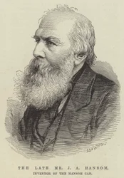 The late Mr J A Hansom, Inventor of the Hansom Cab