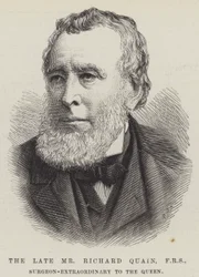 The late Mr Richard Quain, FRS, Surgeon-Extraordinary to the Queen