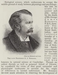 The Late Professor G. J. Romanes