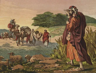 The meeting of Isaac and Rebecca