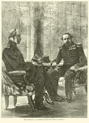 The meeting of Napoleon and the King of Prussia, September 1870