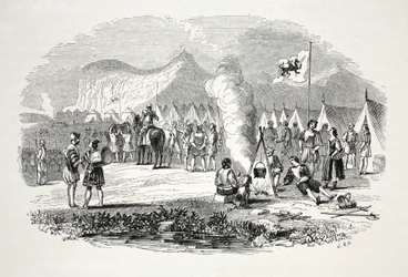 The Meeting of the North and South Wales Chieftains at the Breiddyn Hills, on Their Way to Bosworth Field
