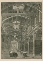 The new city library, Guildhall, London