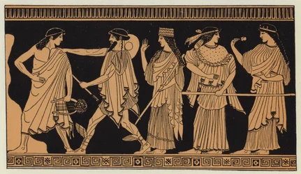 The Three Goddesses Brought by Hermes to Paris