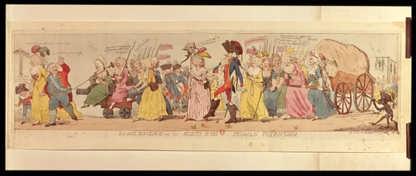 The women of Les Halles taking Louis XVI from Versailles