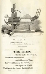 This is the Thing, illustration from The Political House that Jack Built by William Hone, published 1819