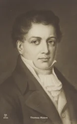 Thomas Moore (1779-1852), Irish Poet, Singer and Entertainer