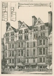 Three Houses on the Chelsea Embankment
