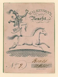 Ticket for Drury Lane Theatre, London: Wilkinson