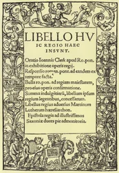 Title page of Henry VIII