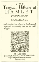 Title Page of Shakespeare