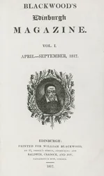 Title Page of the First Edition of Blackwood