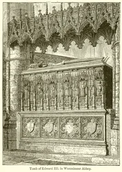 Tomb of Edward III in Westminster Abbey