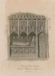 Tomb of Prior Rayhere, Church of St Bartholomew the Great, Smithfield