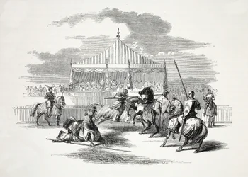 Tournament at Nevyn, in Caernarvonshire