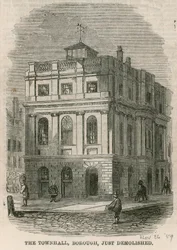 Town Hall, Borough High Street, Southwark, London, Just Demolished