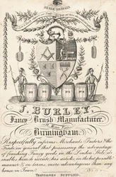 Trade Card, J Burley