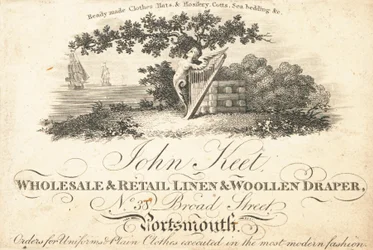 Trade card, John Keet