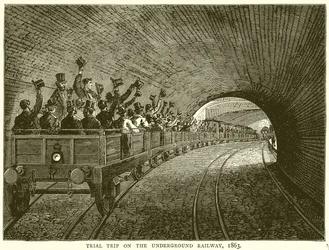 Trial Trip on the Underground Railway, 1863