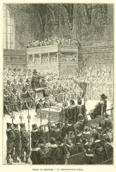 Trial of Charles I in Westminster Hall