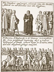 True information on the beginning and cause of all our troubles: how hatched and how prevented, from a puritan pamphlet, 1648, illustration from The Church of England: A History for the People by H.D.M. Spence-Jones