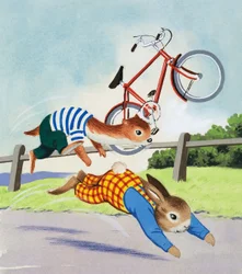 Tufty and Bicycle