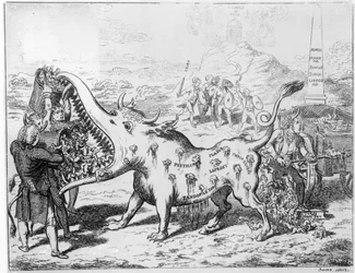 Vaccination, published by J.L.Stuart, 1802