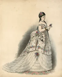 Victorian fashion plate