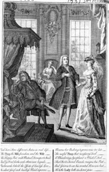 View Here Three Different States in Real Life - the Pimp, the Miss Forsaken, and the Wife, 1735-6