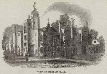 View of Hendlip Hall