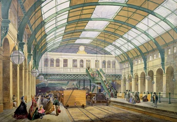 View of Kings Cross Underground Station