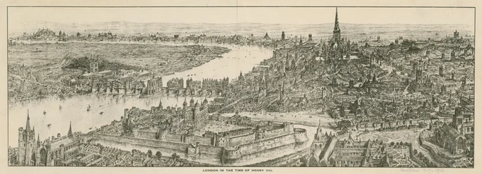View of London in the Time of King Henry VIII