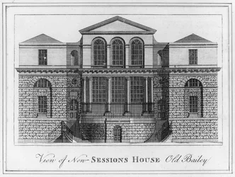View of New Sessions House Old Bailey