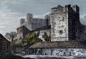 View of Rochester Castle, Kent