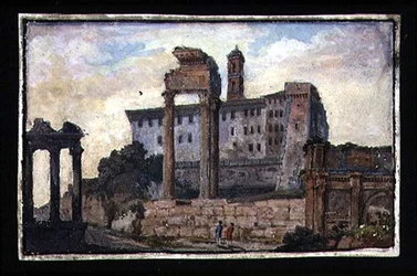 View of the Capitol and the Temples of Castor and Pollux, Rome