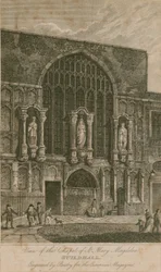 View of the Chapel of St Mary Magdalen, Guildhall, London
