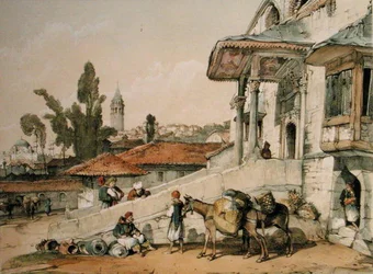View of the District of Galata, early 1800s