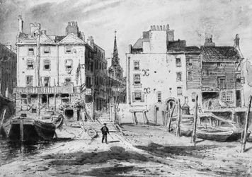 View of the Old Hungerford Stairs, c.1815