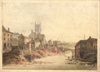 View of the River Irwell, Manchester, c.1820-30