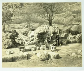 View of the Temple of Mars, from A History of Discoveries at Helicarnassus, Cnidus, & Branchidae, by Charles Thomas Newton, published 1862